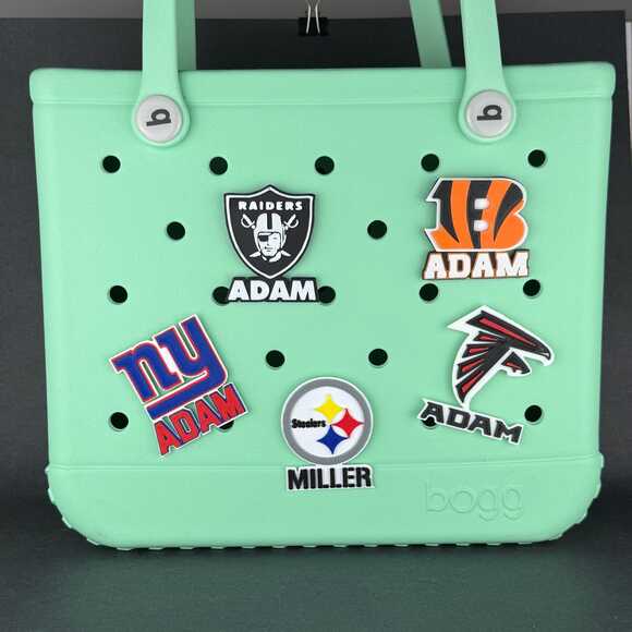 Personalized Tennessee Titans Bogg Bag Name Tag, Titans Bogg Bag Charms - Picture 4 of 6